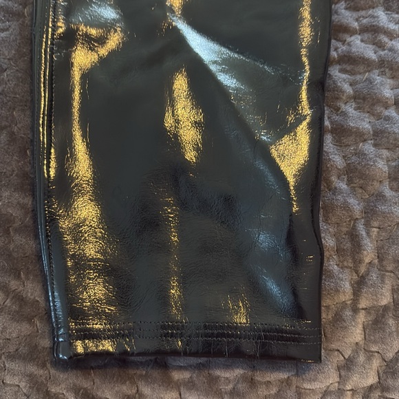 Spanks Pleather Leggings - Picture 7 of 8